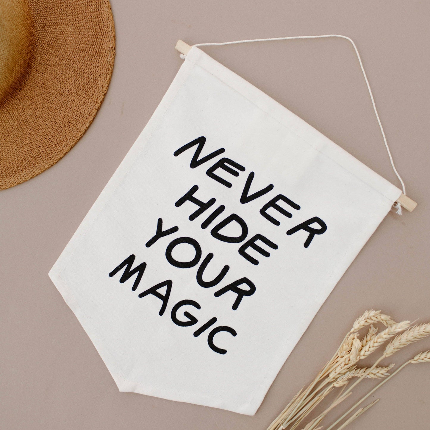 Never hide your magic hang sign Imani + KIDS by Imani Collective