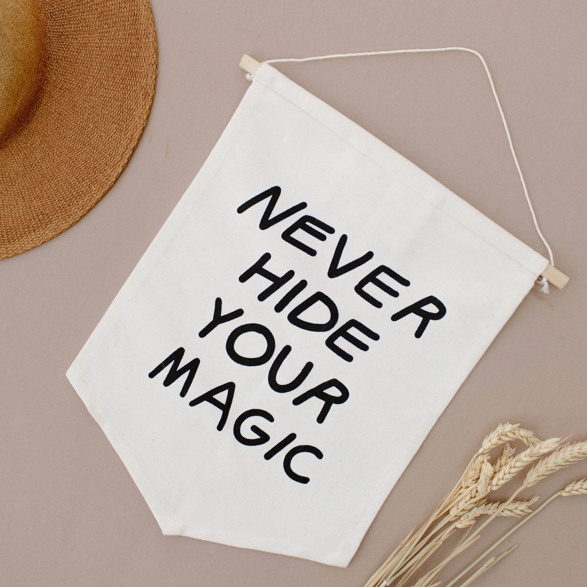 Never hide your magic hang sign Imani + KIDS by Imani Collective