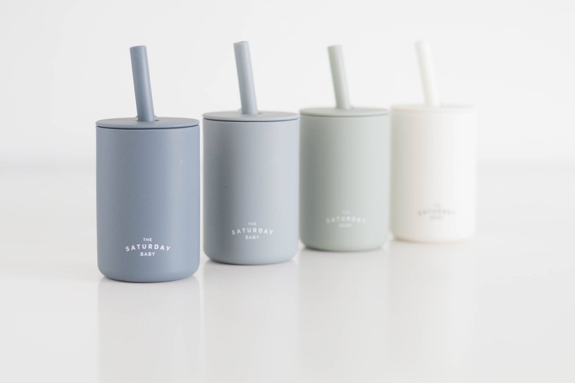 The Saturday Baby Silicone Straw Cup The Saturday Baby
