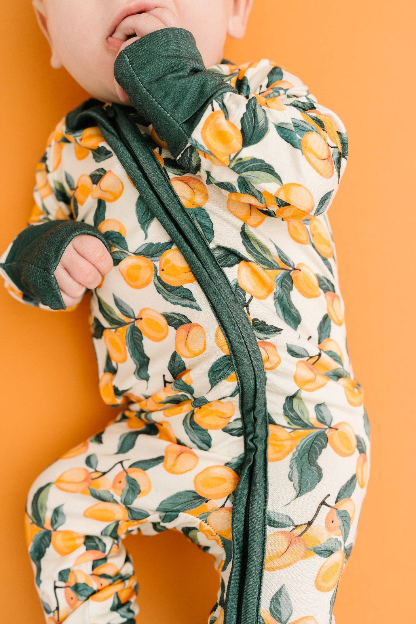 Peach Harvest Bamboo Sleeper Little One Shop
