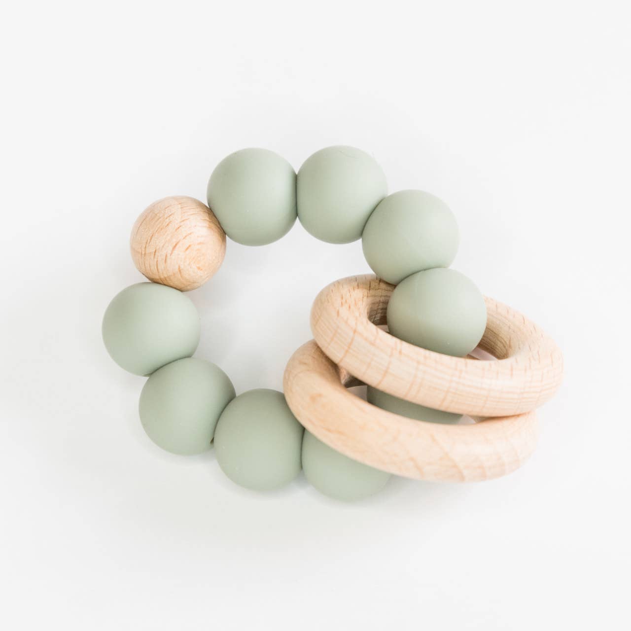 Beaded Teething Ring Babeehive Goods