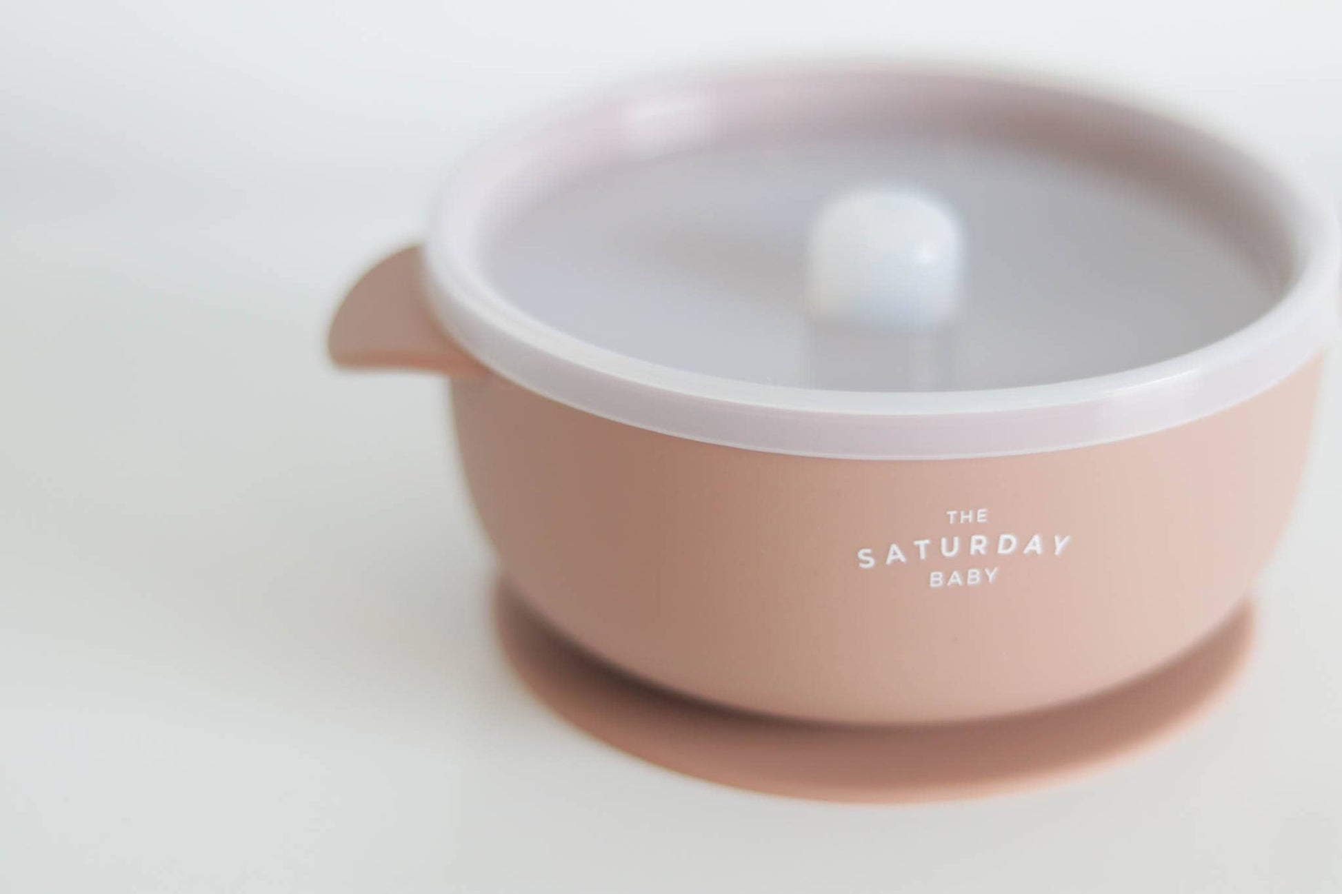 Suction Bowl With Lid The Saturday Baby