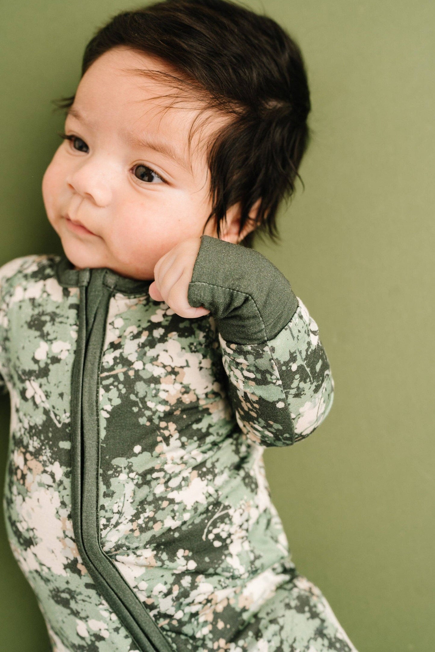 Forest Camo Bamboo Sleeper Little One Shop