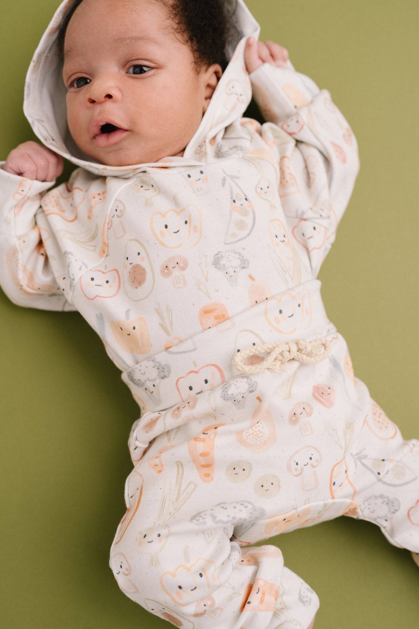 Veggie Friends Hoodie Romper Set Little One Shop