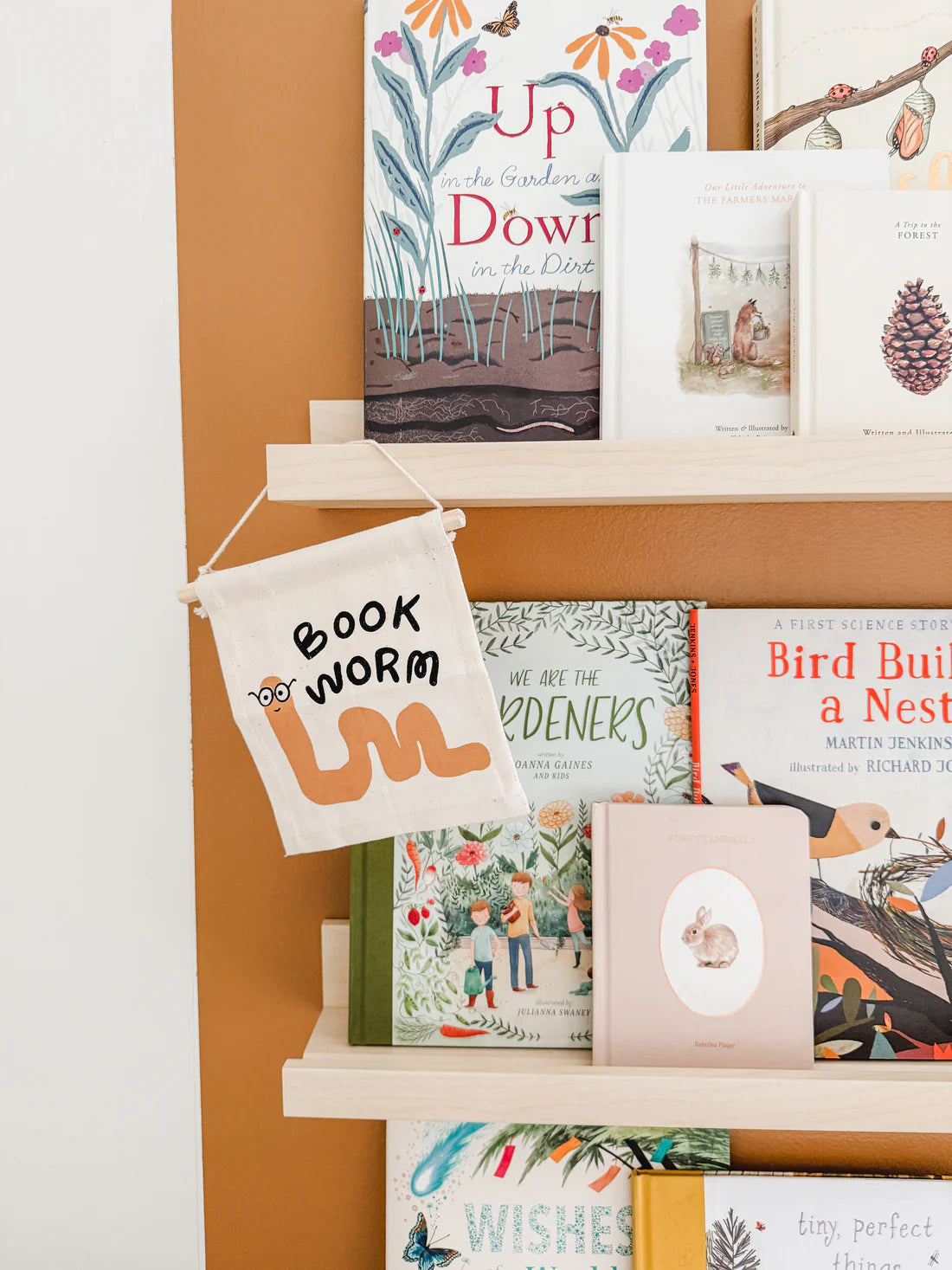 book worm hang sign Hunny B's