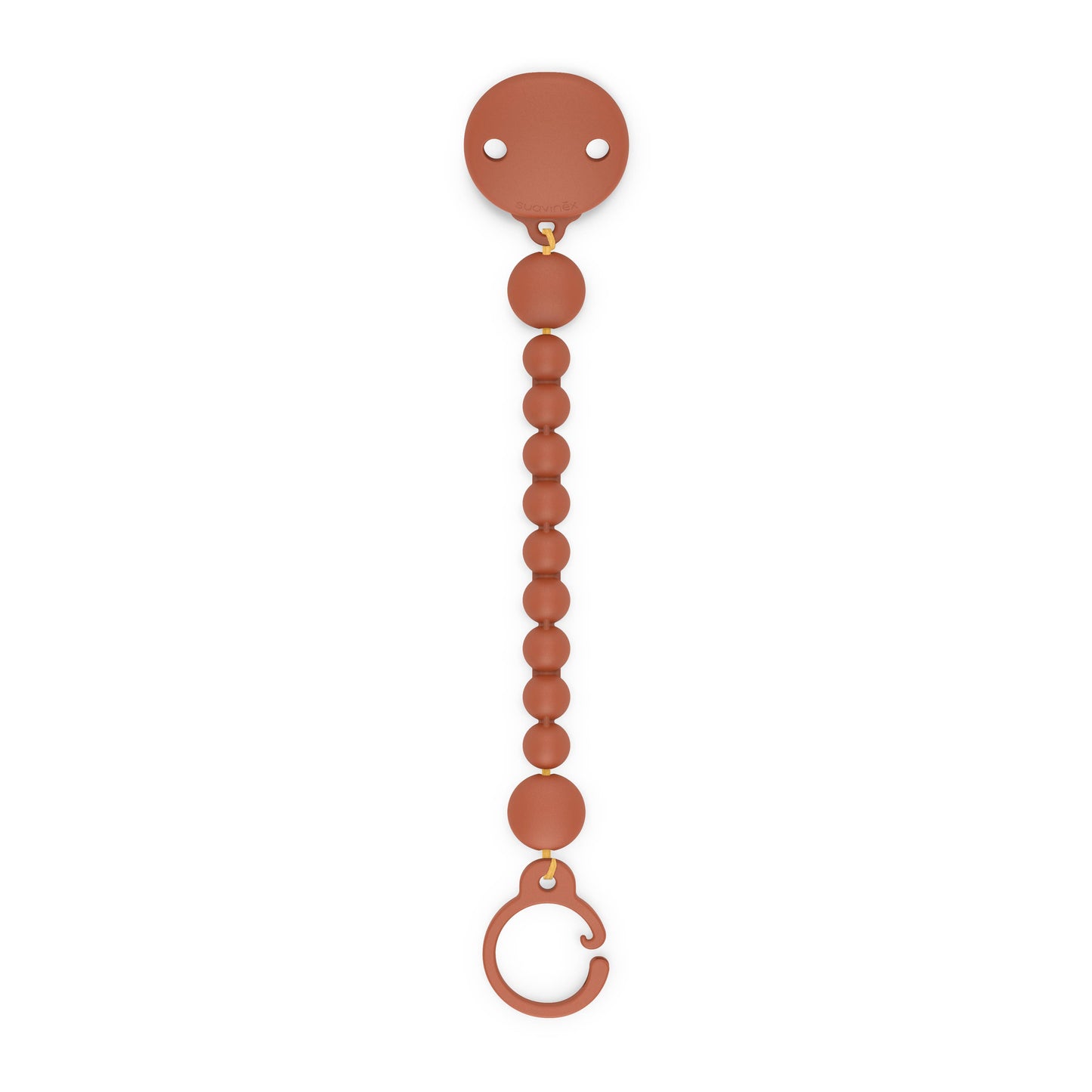 Suavinex Color Essence Silicone Pacifier Clip- Sunset Orange BEABA & Childhome