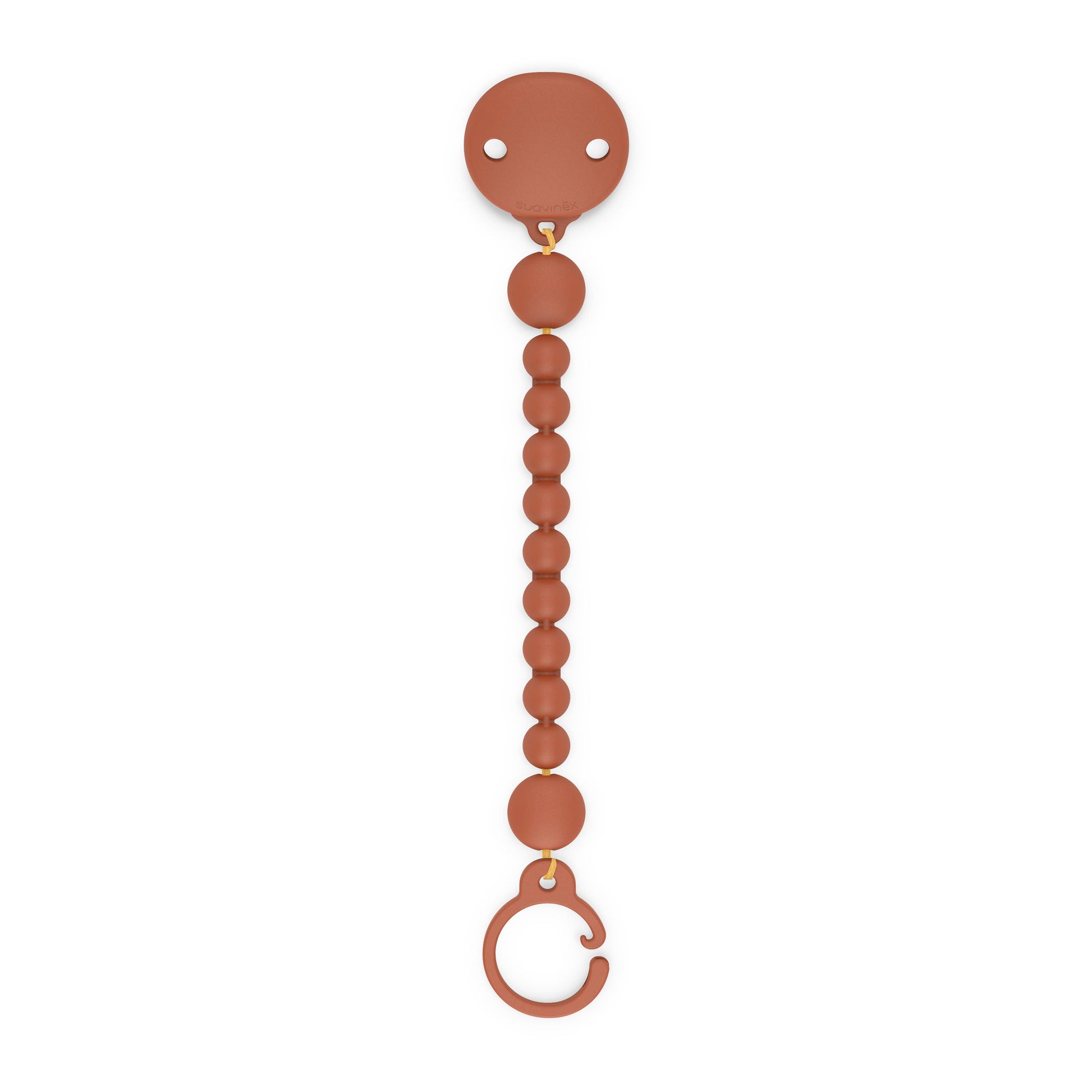 Suavinex Color Essence Silicone Pacifier Clip- Sunset Orange BEABA & Childhome