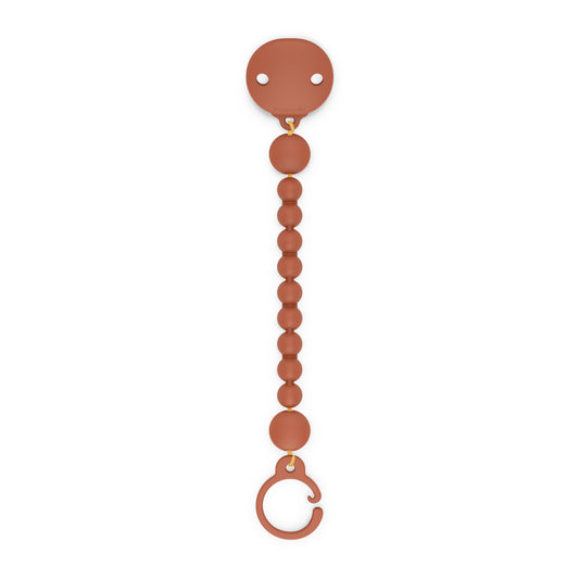 Suavinex Color Essence Silicone Pacifier Clip- Sunset Orange BEABA & Childhome