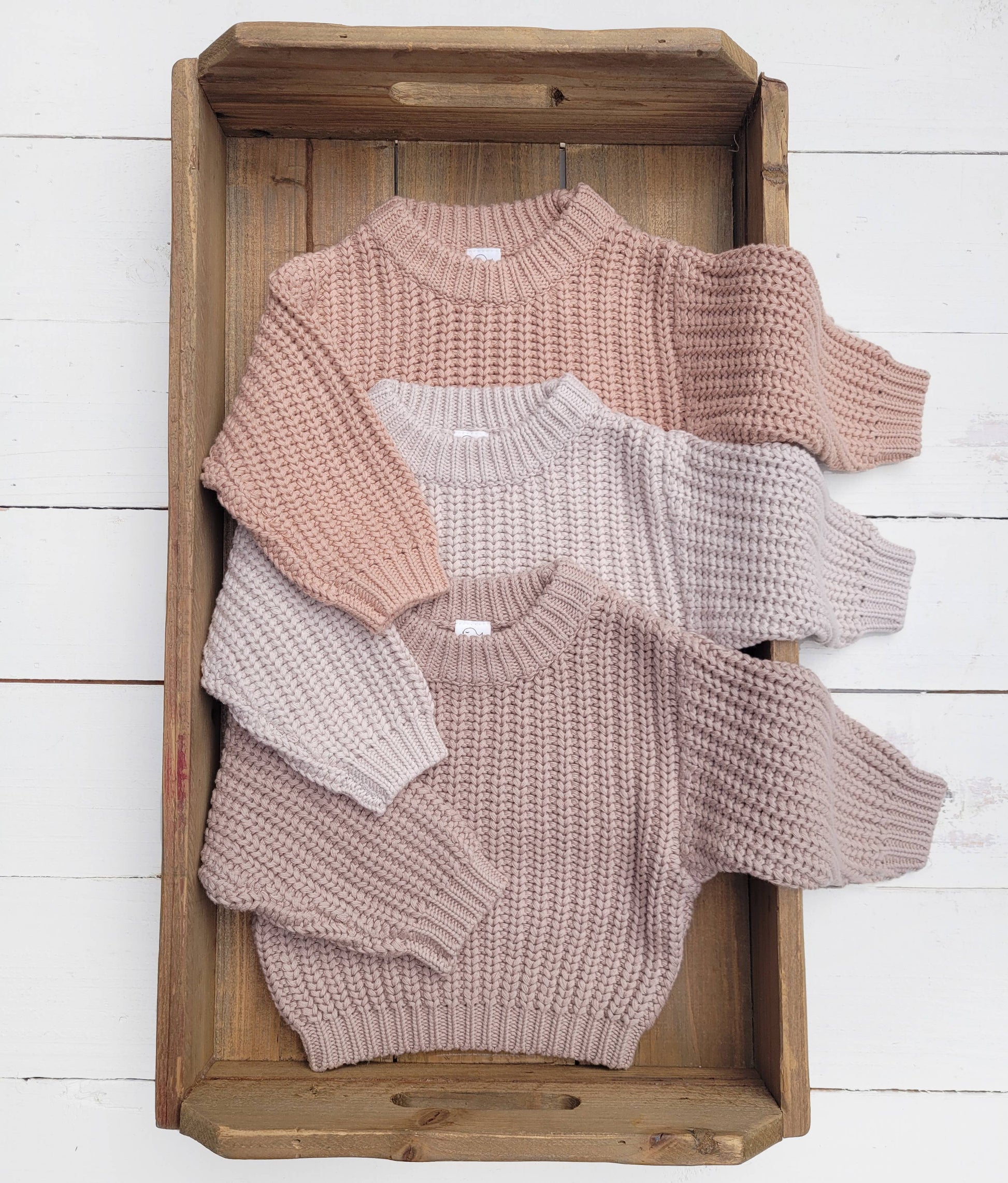 Oversized Chunky Knit Sweater OLIVE & CRADLE