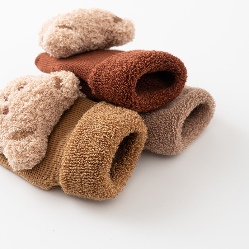 Annie & Charles® socks with non-slip sole BEAR Annie & Charles