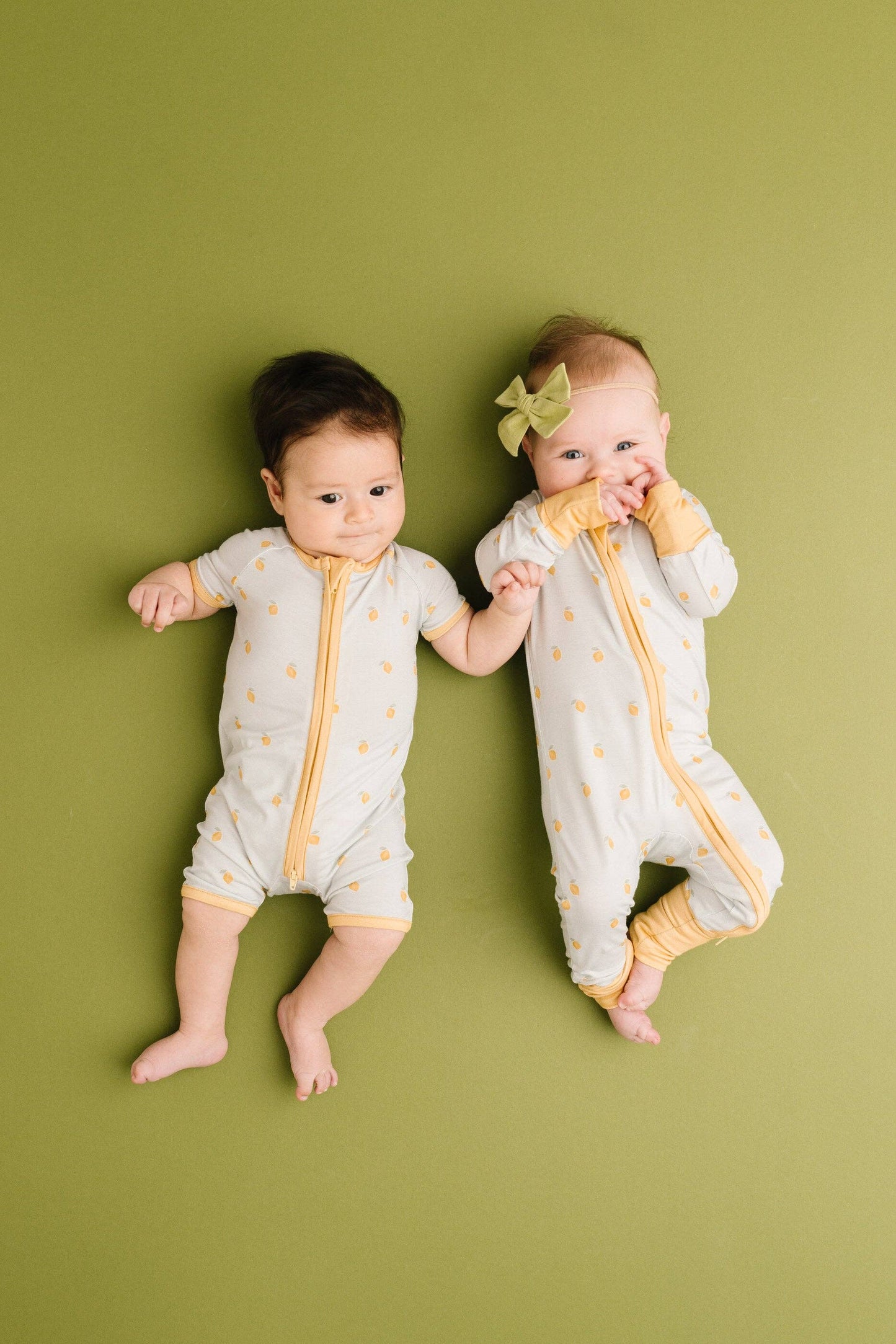 Lemon Delight Bamboo Sleeper Little One Shop