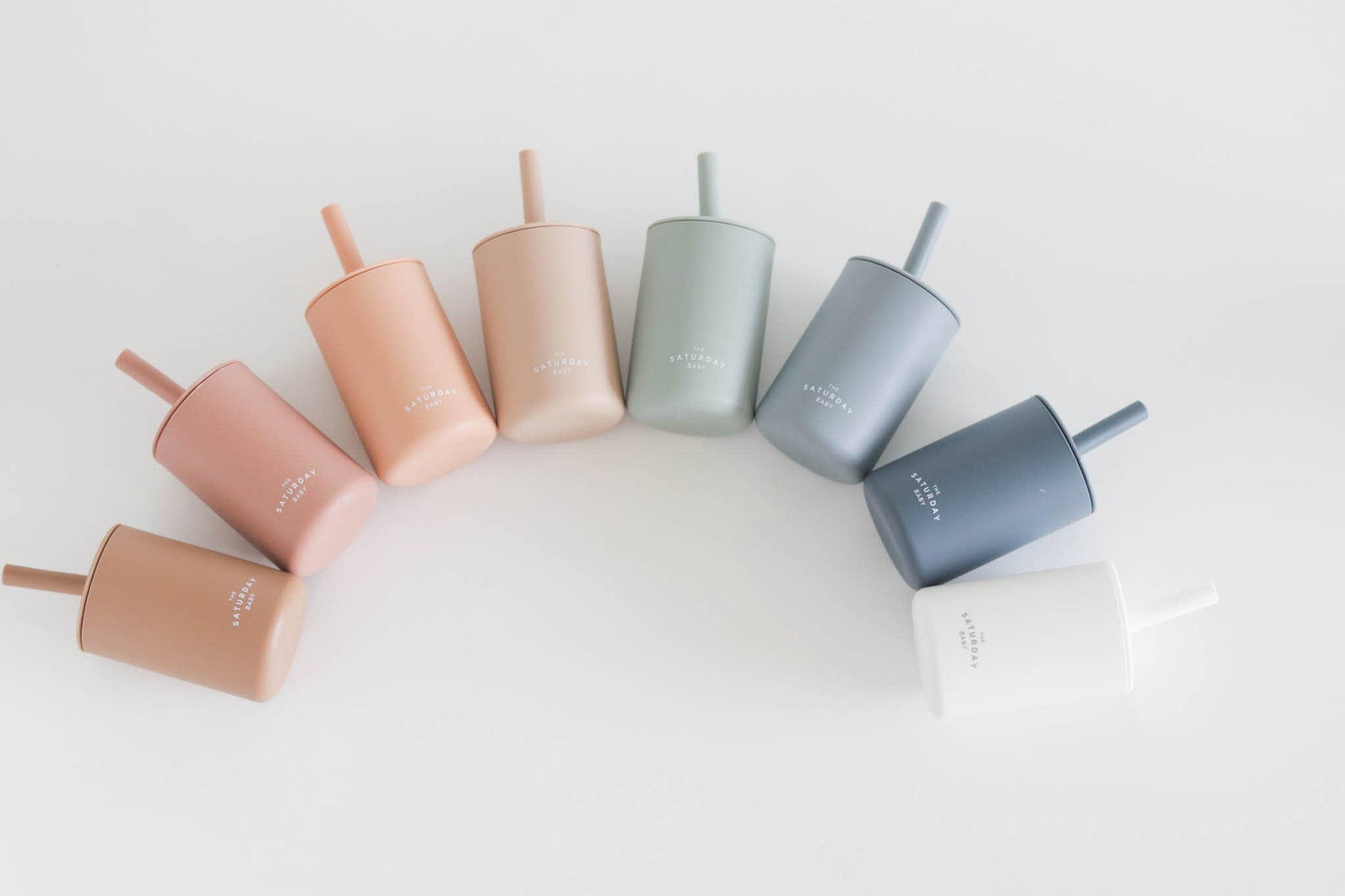 The Saturday Baby Silicone Straw Cup The Saturday Baby