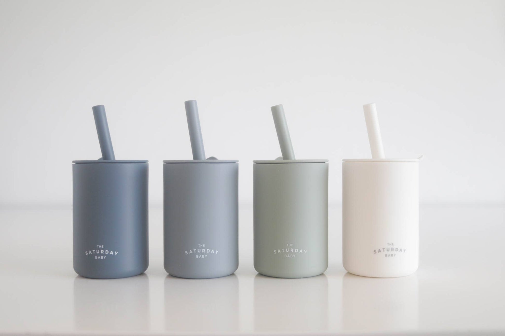 The Saturday Baby Silicone Straw Cup The Saturday Baby