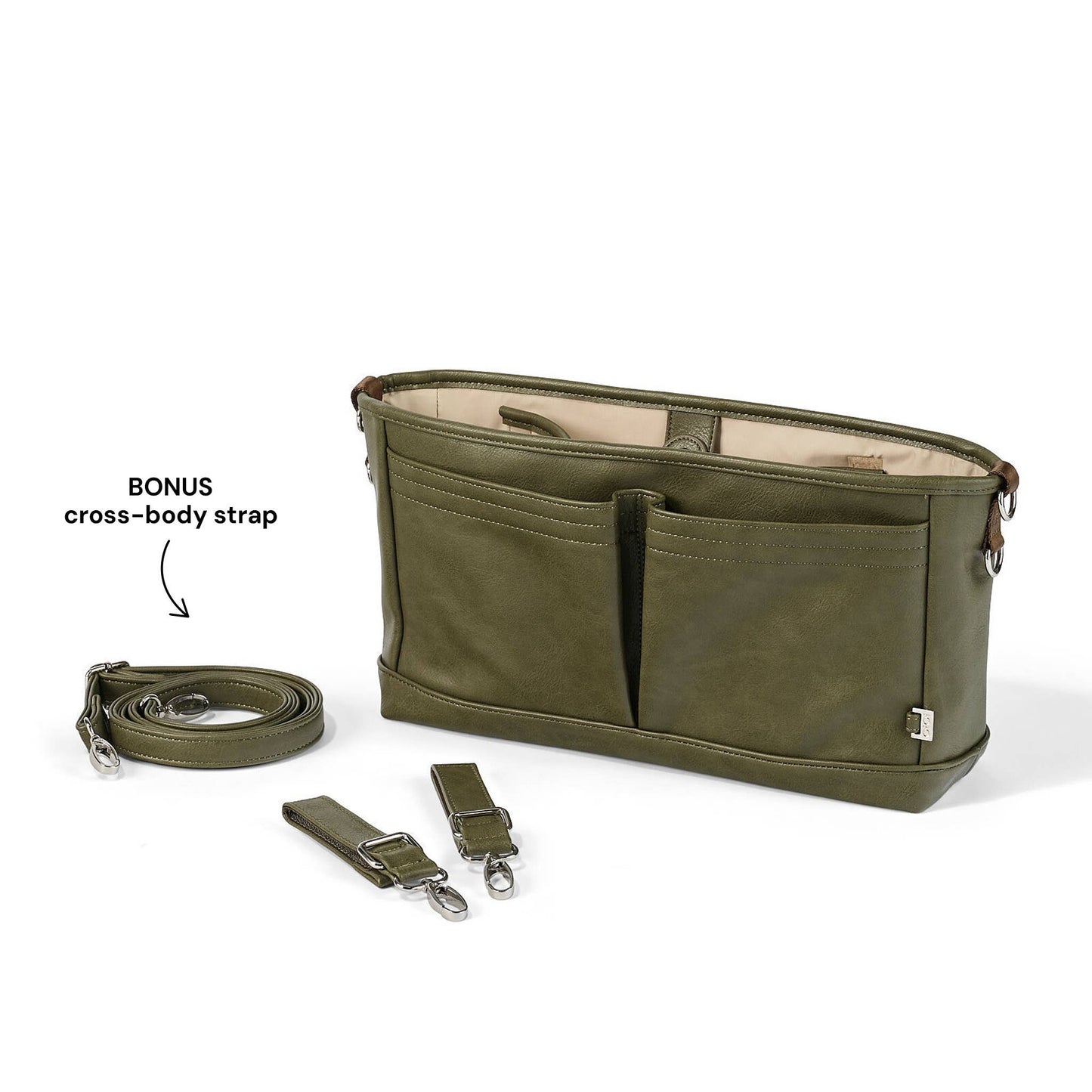 Vegan Leather Stroller Caddy OiOi