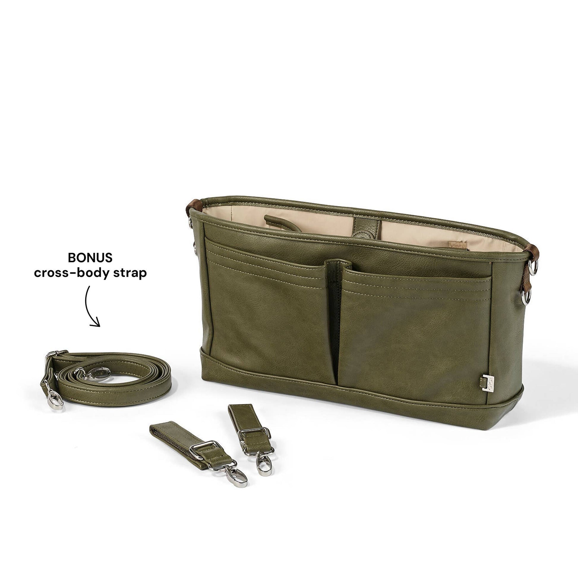 Vegan Leather Stroller Caddy OiOi