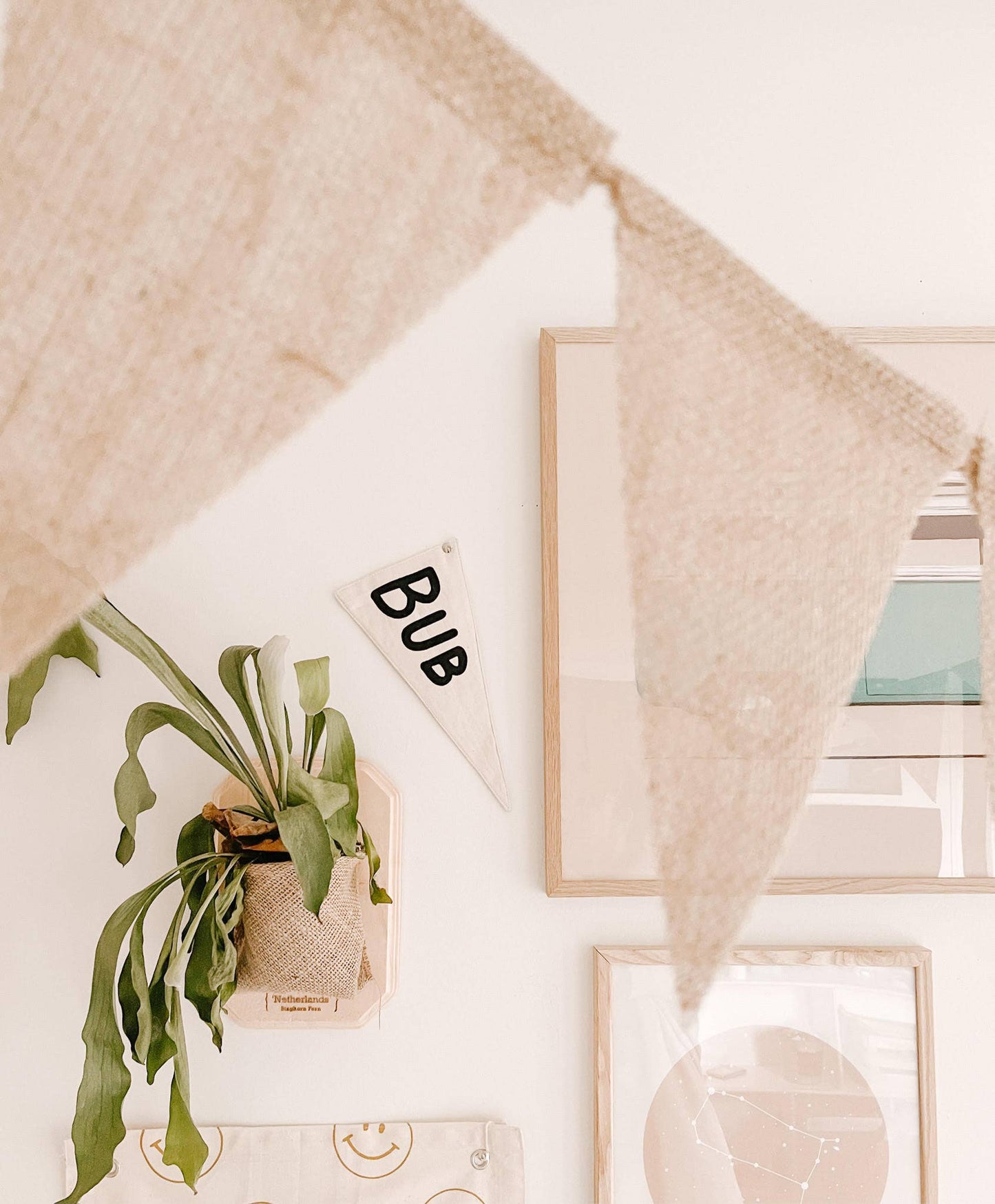 Bub Canvas Pennant Imani + KIDS by Imani Collective