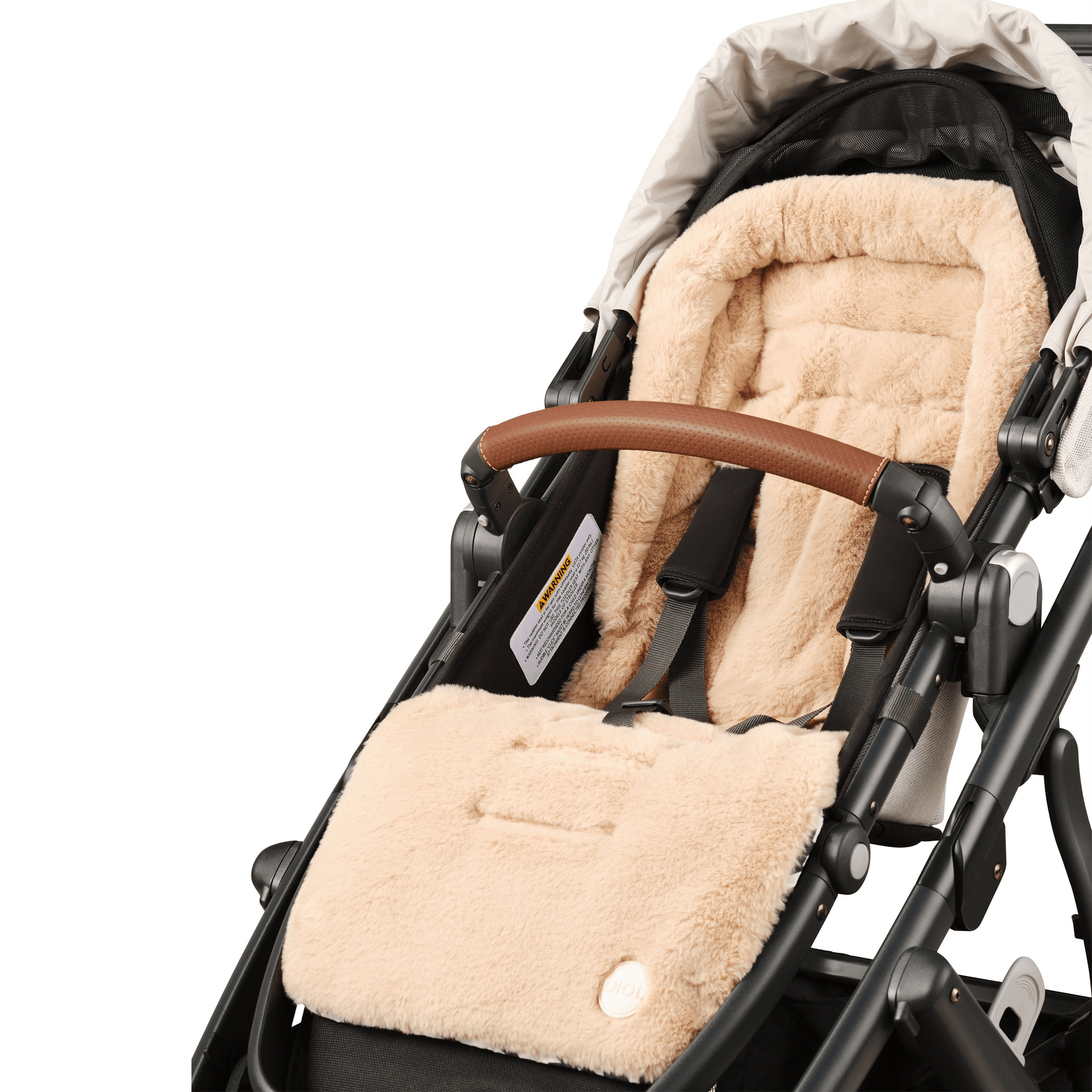 Cozy Fleece Pram Liner - Houndstooth OiOi