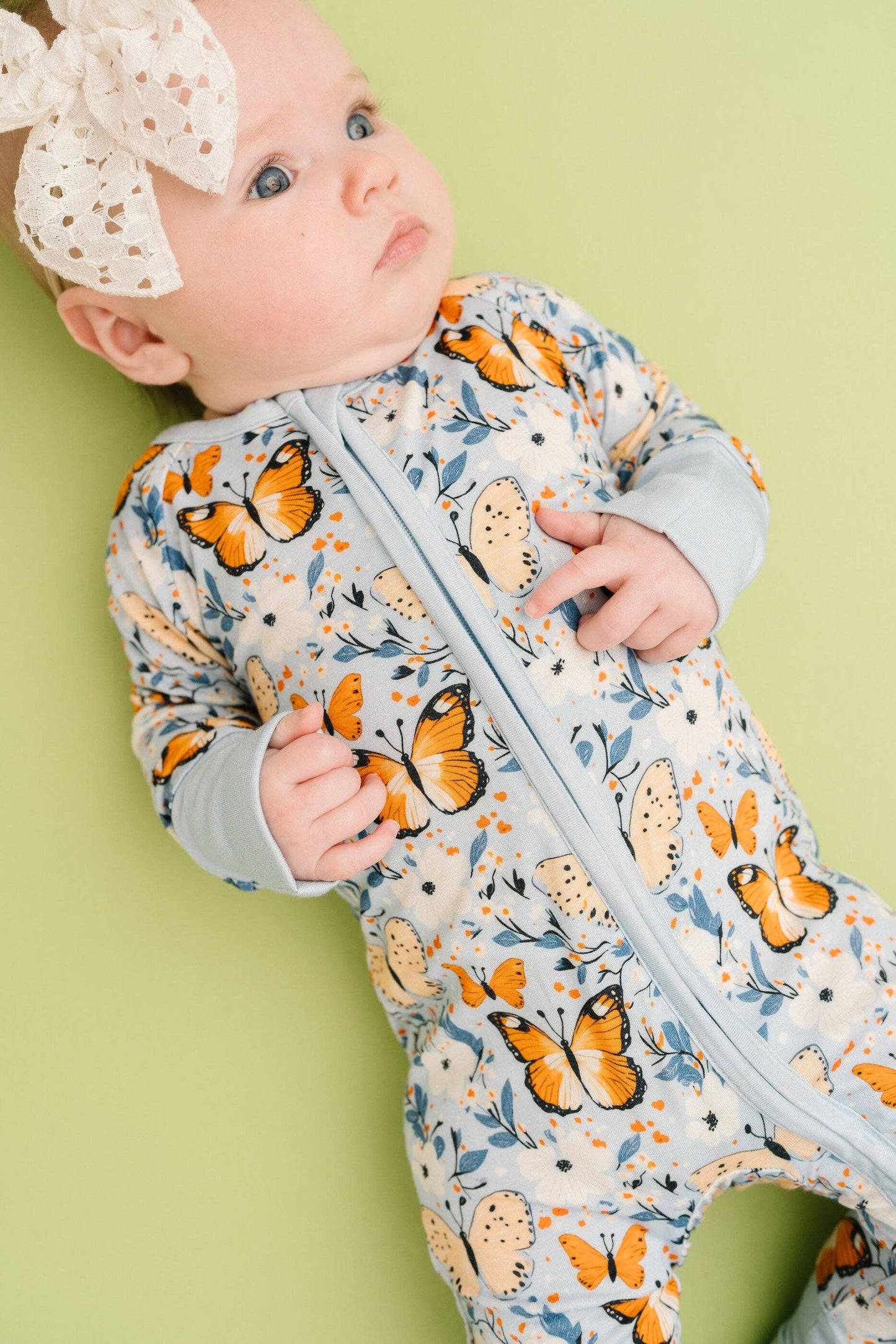 Breezy Butterflies Bamboo Sleeper Little One Shop