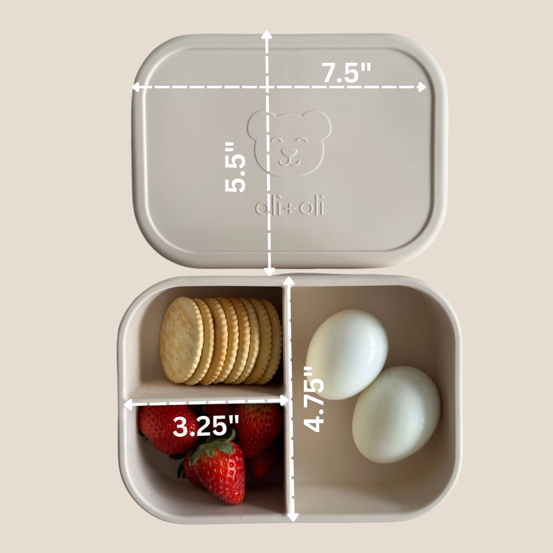 Ali+Oli Leakproof Silicone Bento Box (Coco) Ali+Oli