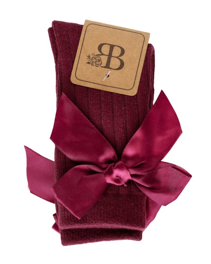 Martha Bow Front Midi Socks Bailey's Blossoms