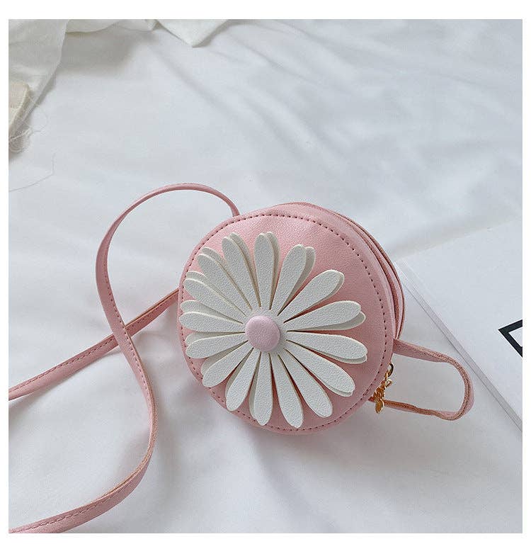 Flower Patched Pattern Mini Crossbody Bag MyKids-USA® Pink Average Size (0-12Y)