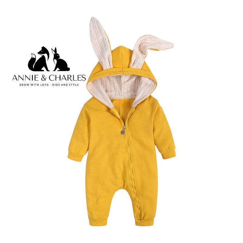 Annie & Charles® baby bunny jumpsuit Annie & Charles