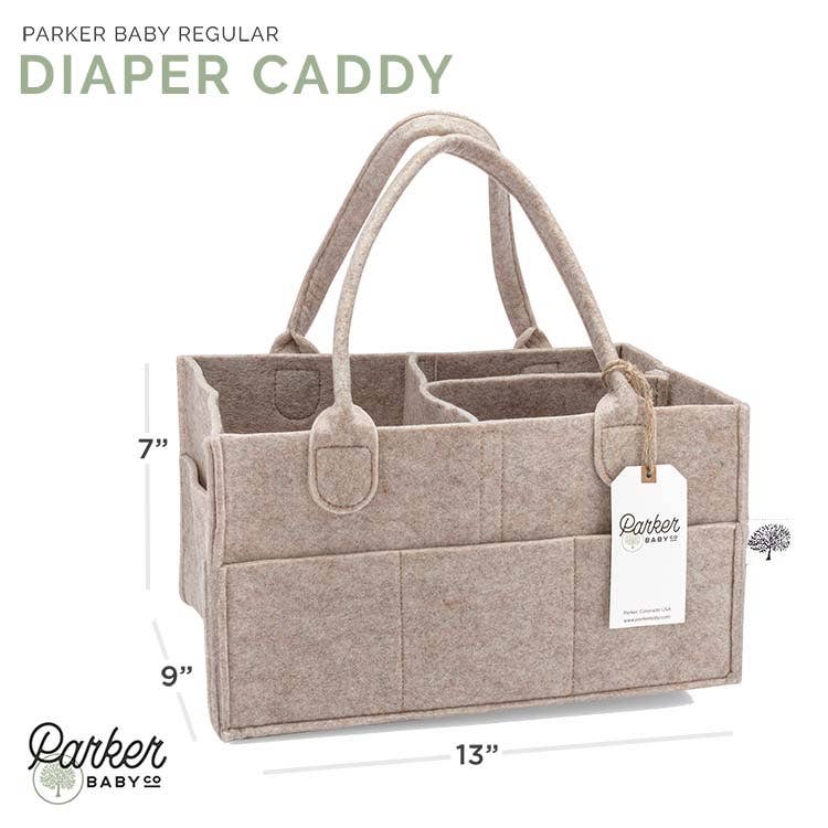 Diaper Caddy in Oatmeal Parker Baby Co.