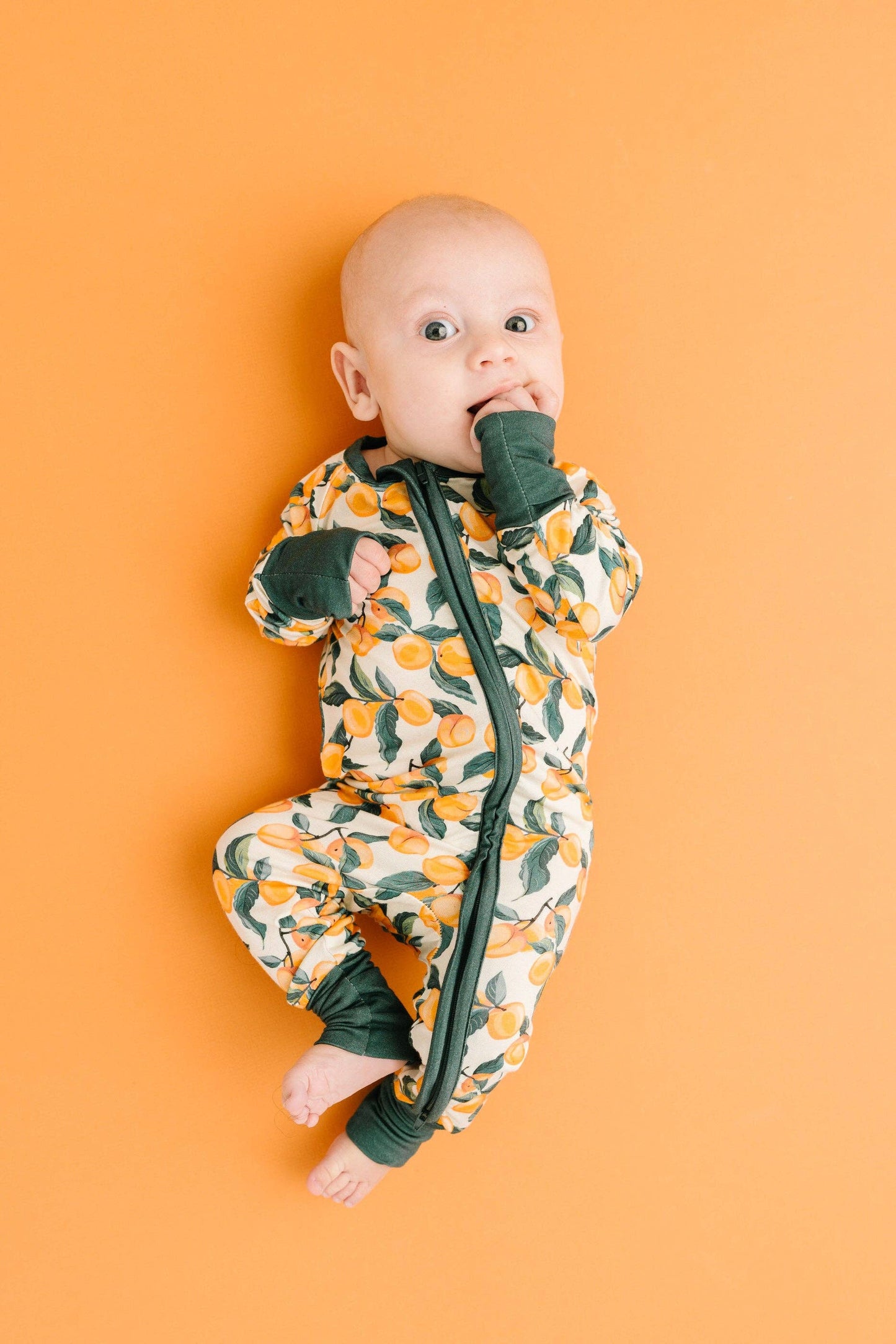 Peach Harvest Bamboo Sleeper Little One Shop