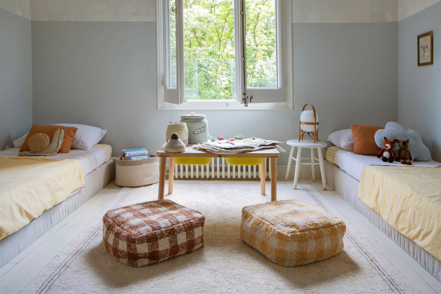 Pouf Vichy Honey Lorena Canals