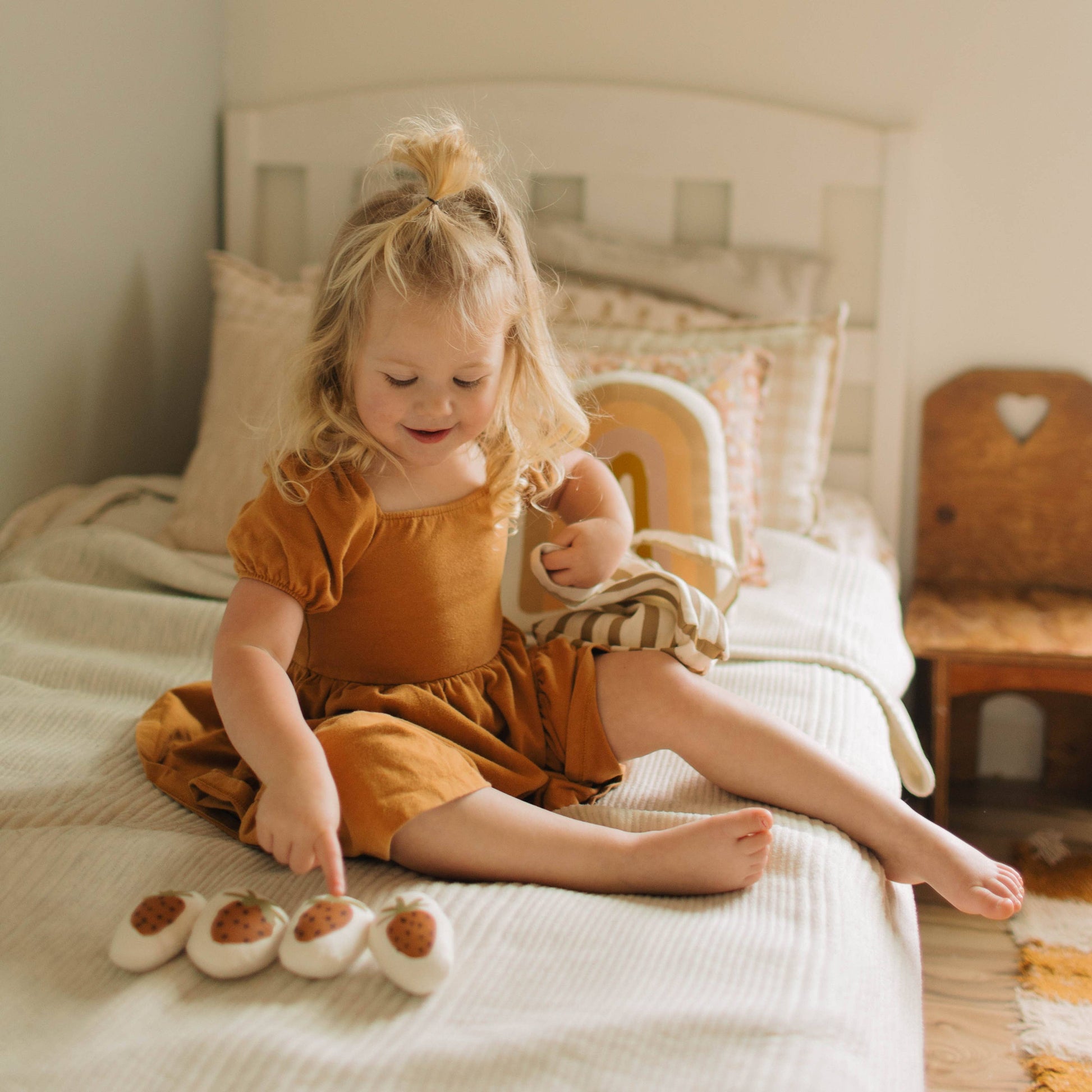 Interactive Strawberry Canvas Tote Imani + KIDS by Imani Collective