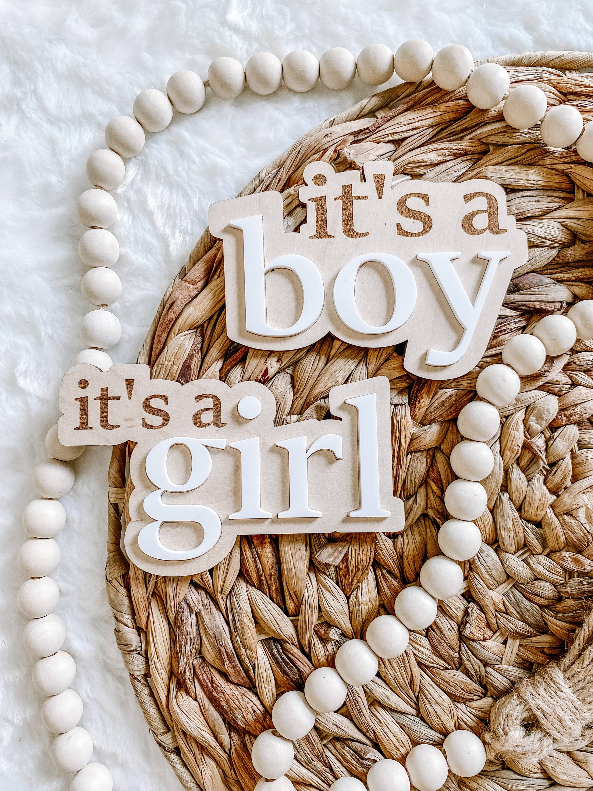 It’s a Boy Gender Reveal Announcement Sign Claire and Bella