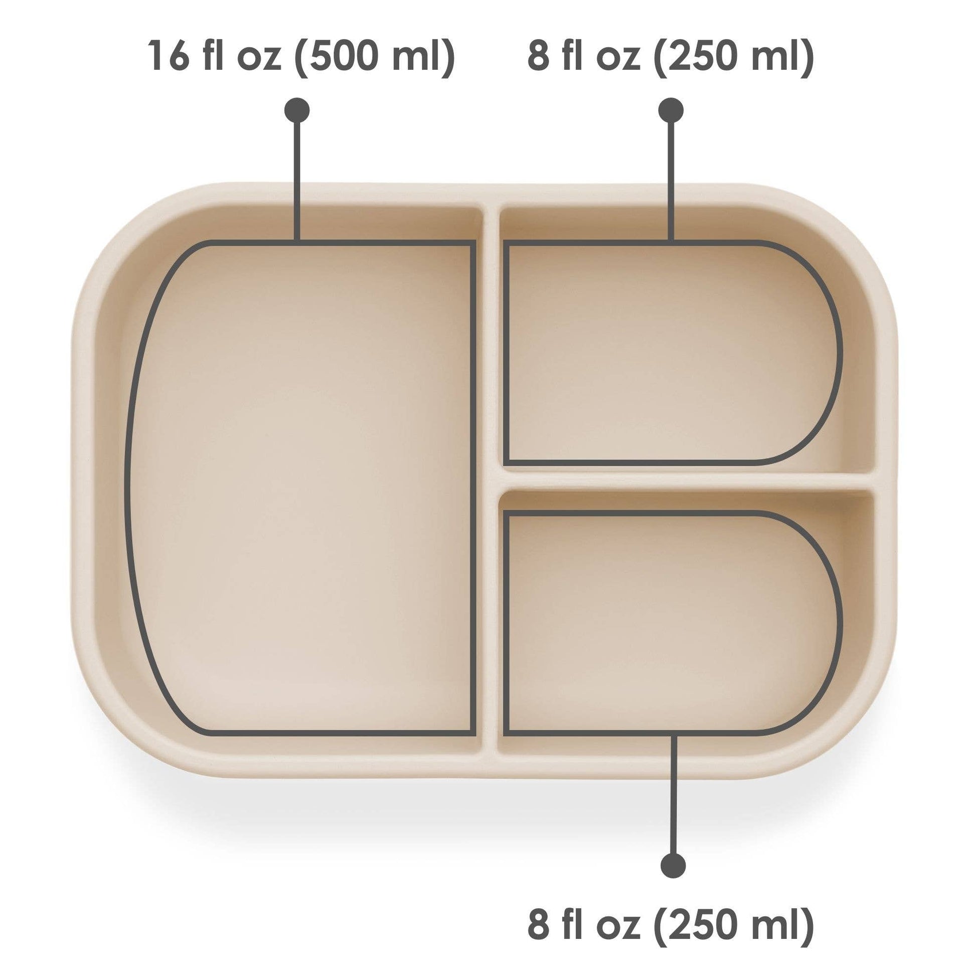 Ali+Oli Leakproof Silicone Bento Box (Coco) Ali+Oli