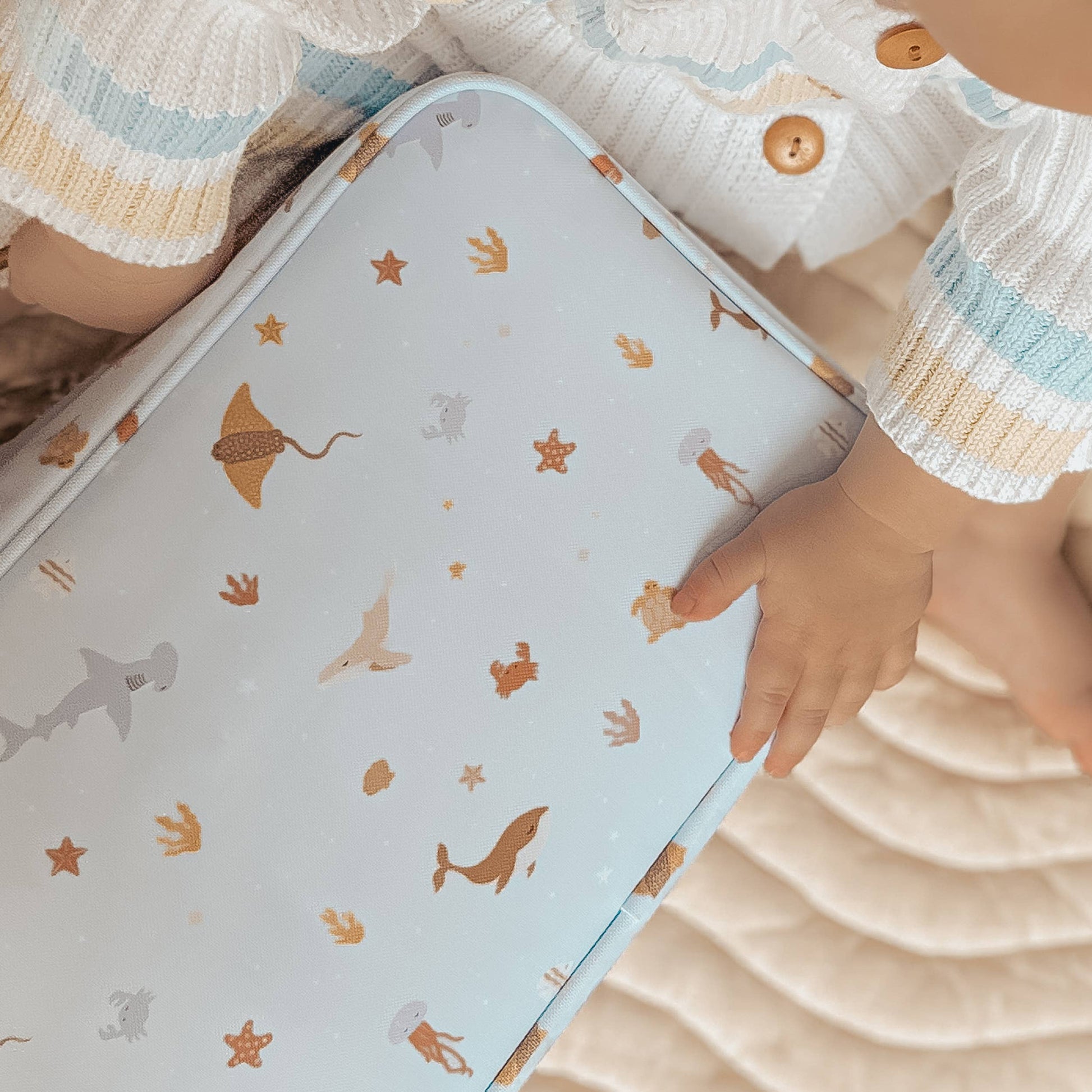 Ocean Creatures Sky Lunch Bag Fox & Fallow