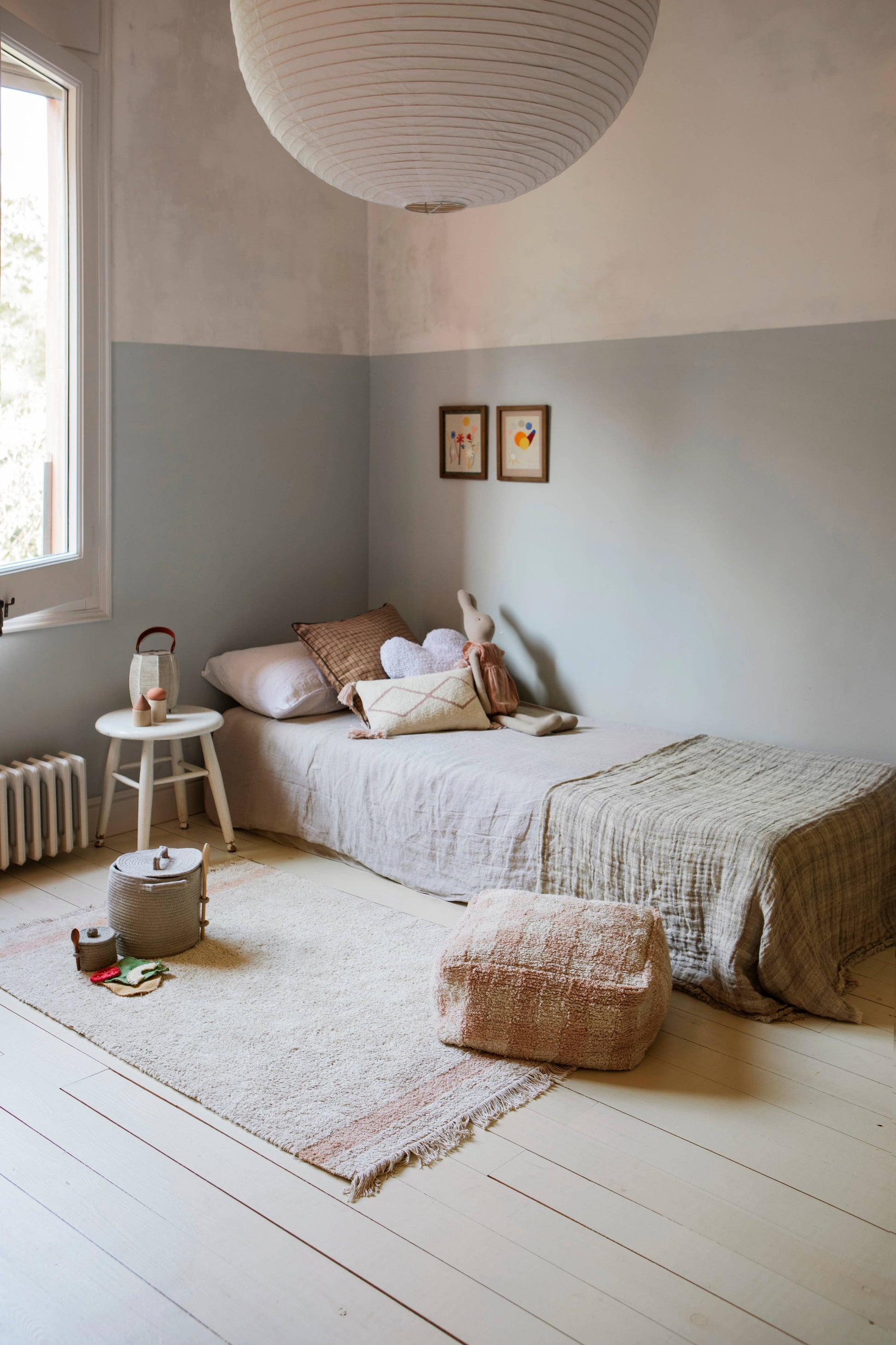 Pouf Vichy Rose Lorena Canals