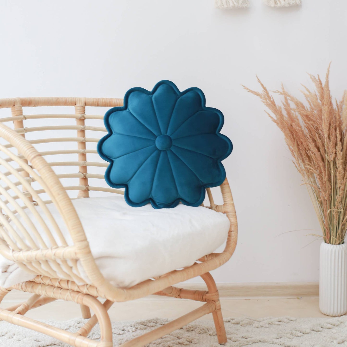 Velvet Daisy Pillow - Large BABYLY