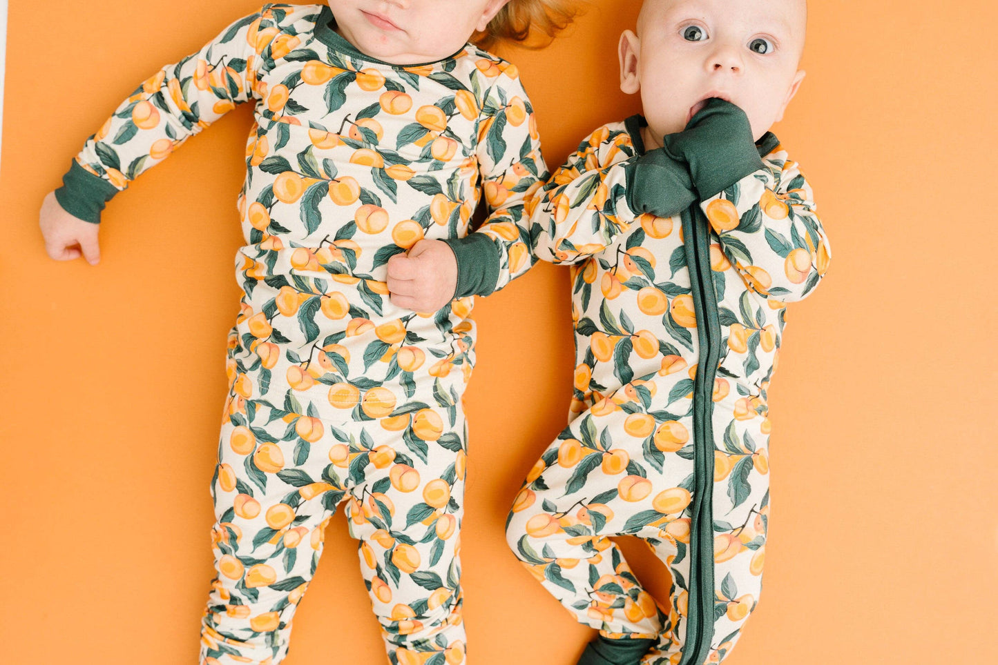 Peach Harvest Bamboo Sleeper Little One Shop