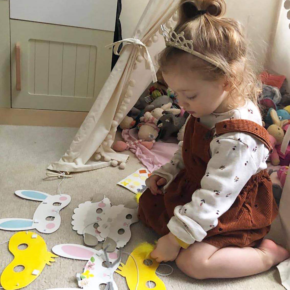 Bunny Mask Making Kit Talking Tables USA