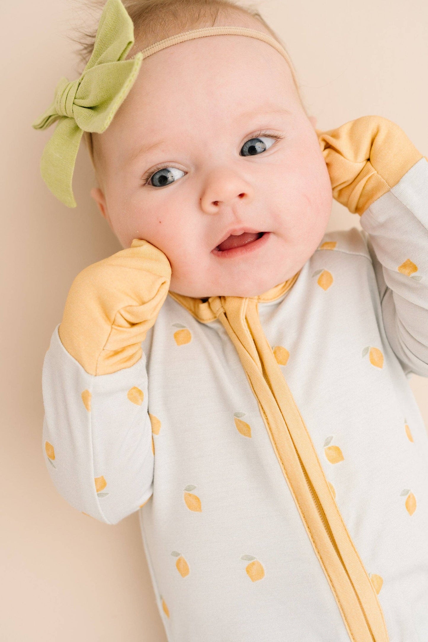 Lemon Delight Bamboo Sleeper Little One Shop