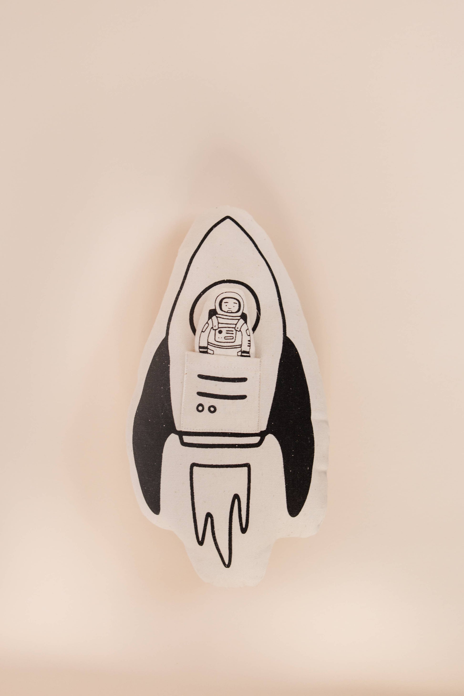 Rocket + Astronaut Canvas Pillow Imani + KIDS by Imani Collective