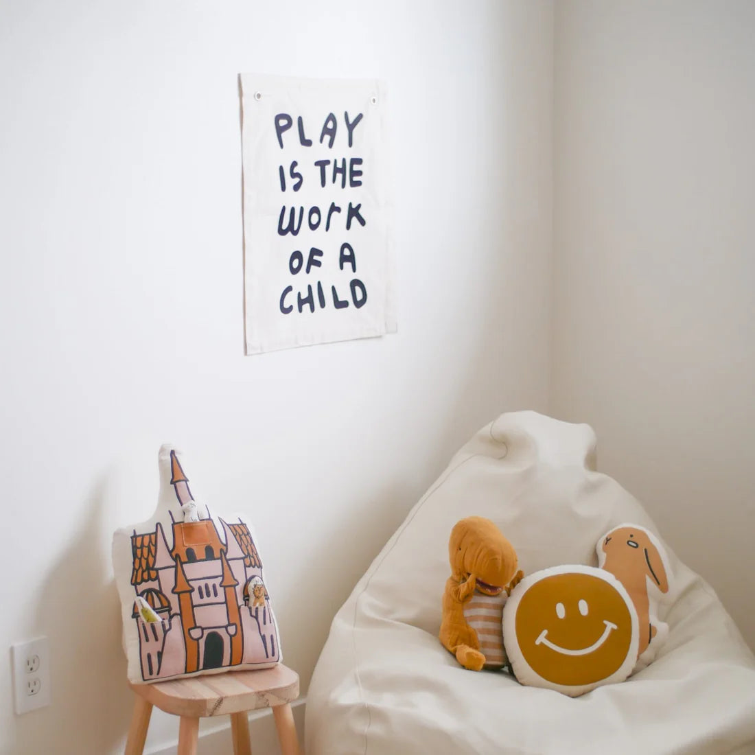 play is the work of a child banner Hunny B's