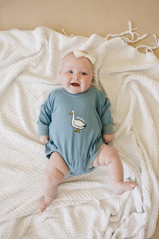 Silly Goose Bamboo Baby Romper Little Joy Co.