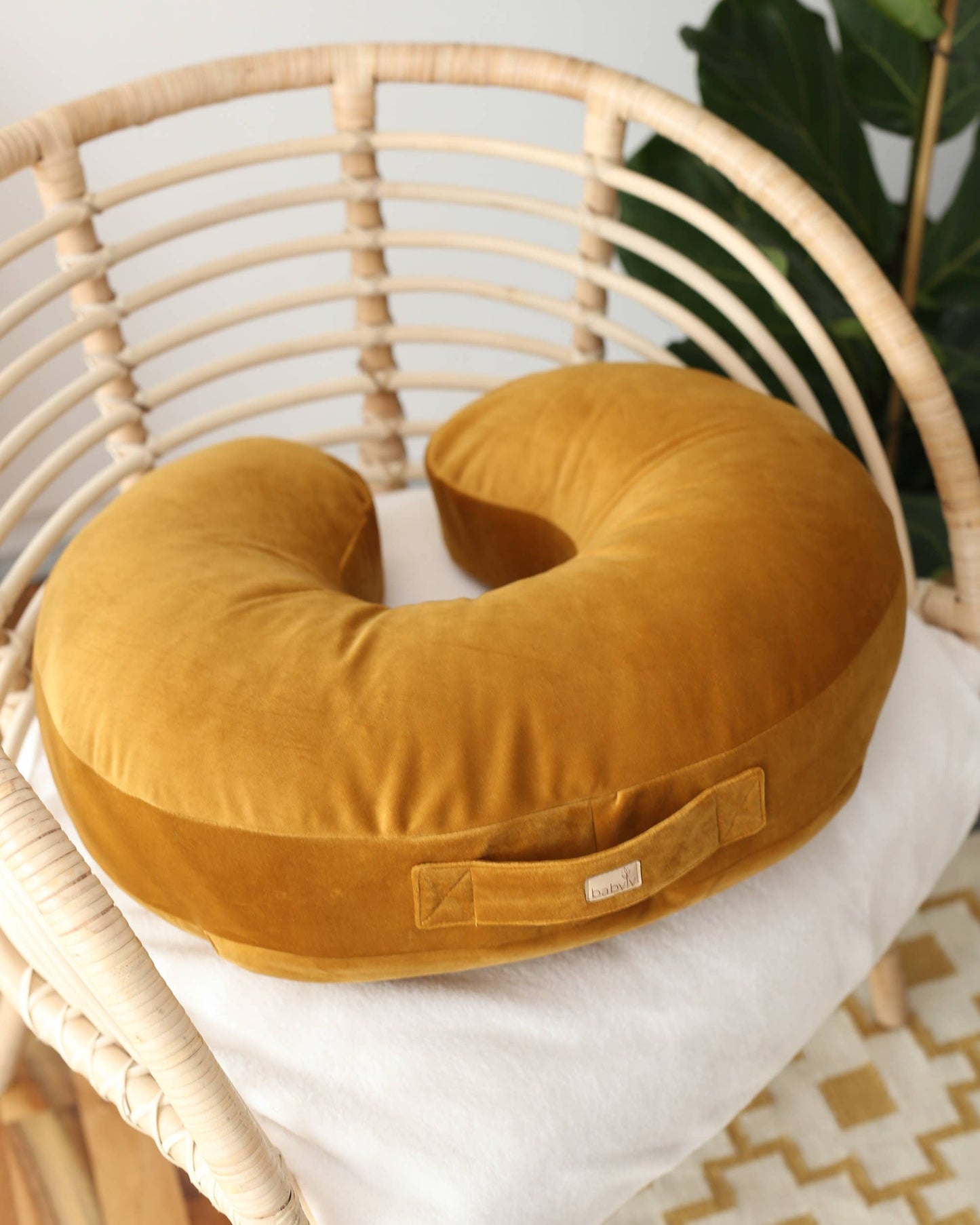 Velvet nursing pillow/ breastfeeding- for mother and baby