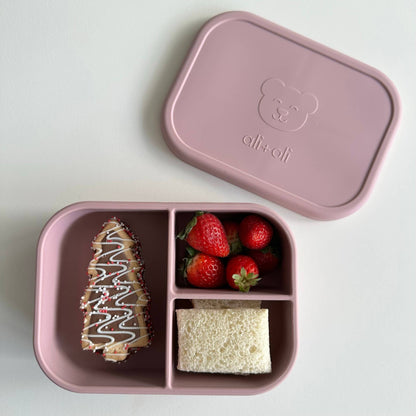 Ali+Oli Leakproof Silicone Bento Box (Rose)