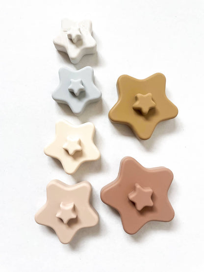 Silicone Star Stacking Toy