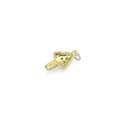 CZ Mushroom Gold Charm BestBeads&Beyond