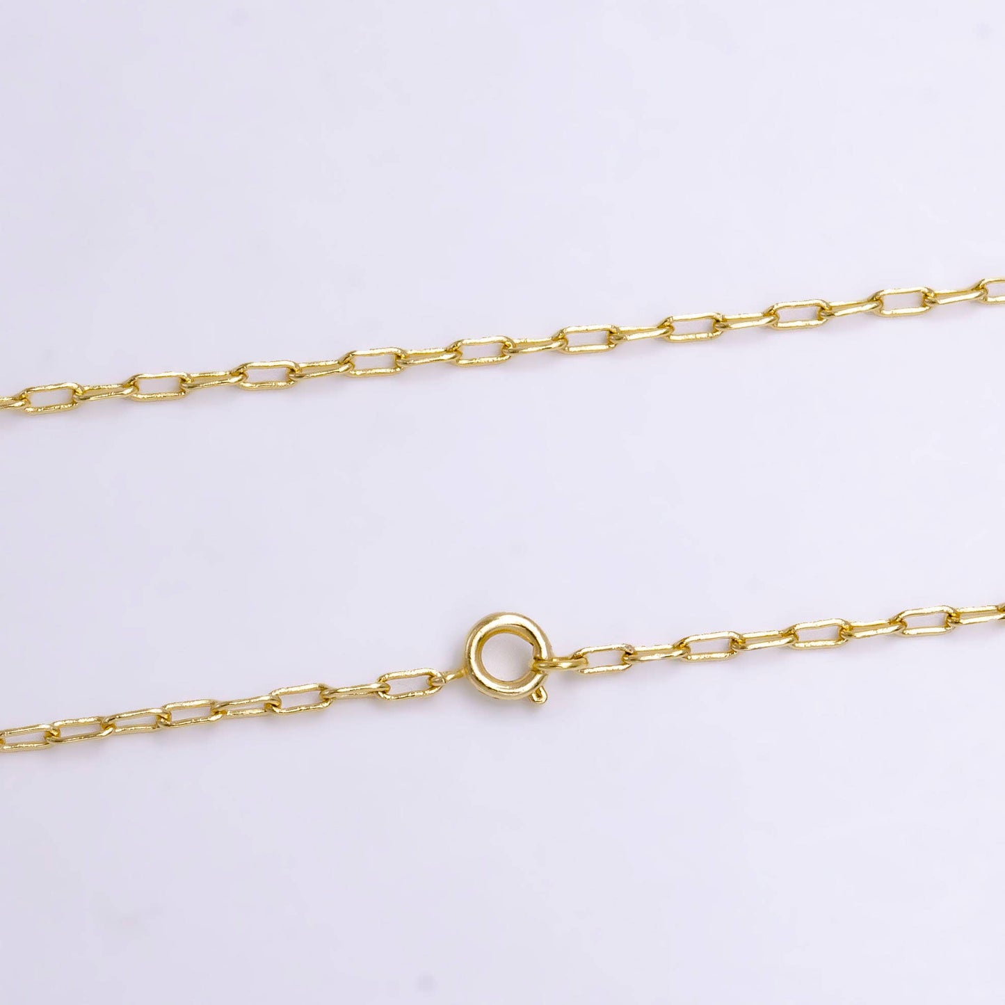 Becks Paper Clip Chain Necklace 18" Aim Eternal