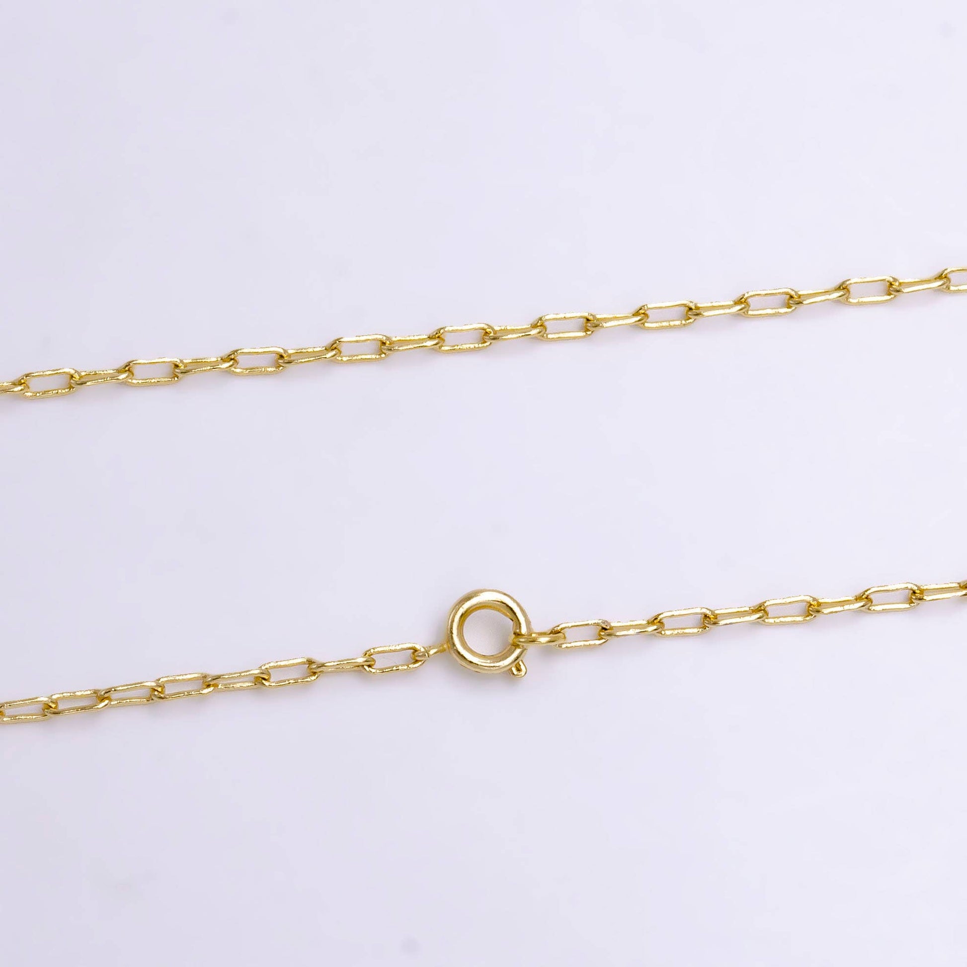 Becks Paper Clip Chain Necklace 18" Aim Eternal