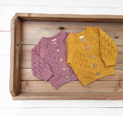 Annie Knit Sweater Cardigan OLIVE & CRADLE