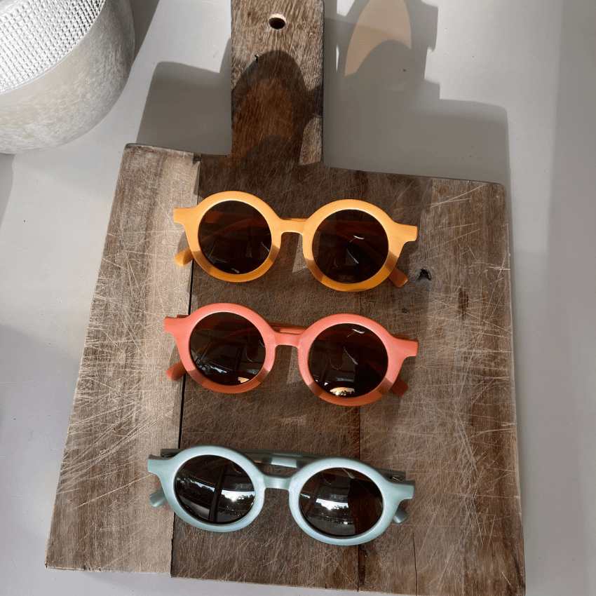 Recycled Plastic Sunglasses, Dusted Clay