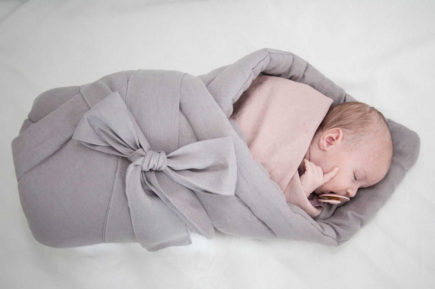 Linen baby wrap/ swaddle (7 colours)